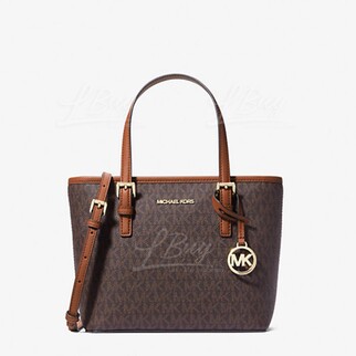 Jet Set Travel Extra-Small Logo Top-Zip Tote Bag