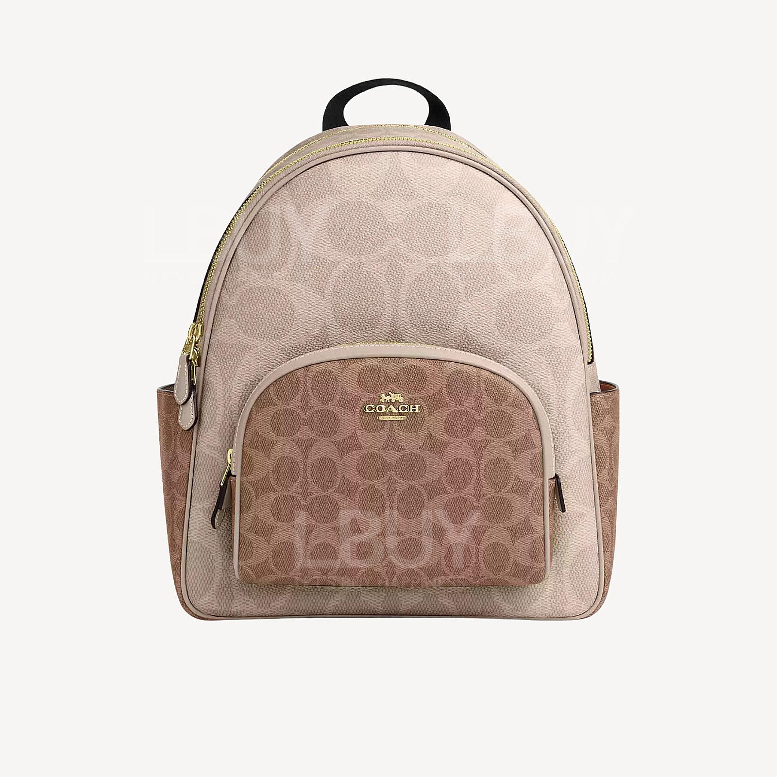 Coach Court Backpack In Signature Canvas