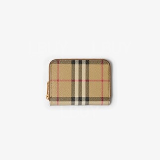 Burberry Small check zip wallet 81021731