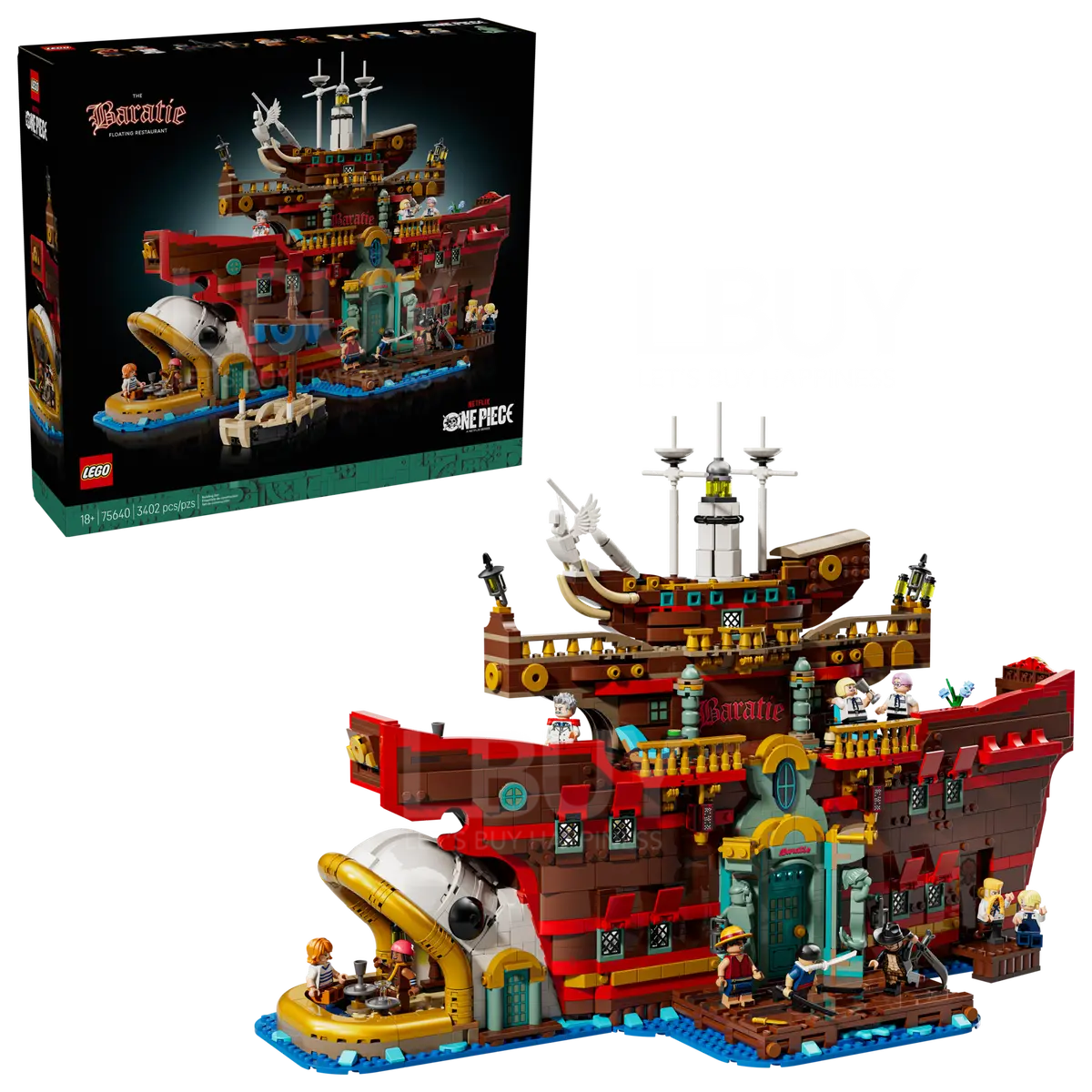 LEGO 75640 海賊王 芭拉蒂海上餐廳 18+