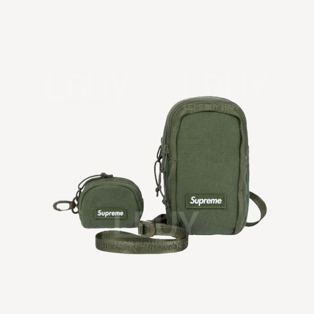 Supreme Camera Bag + Mini Pouch Khaki