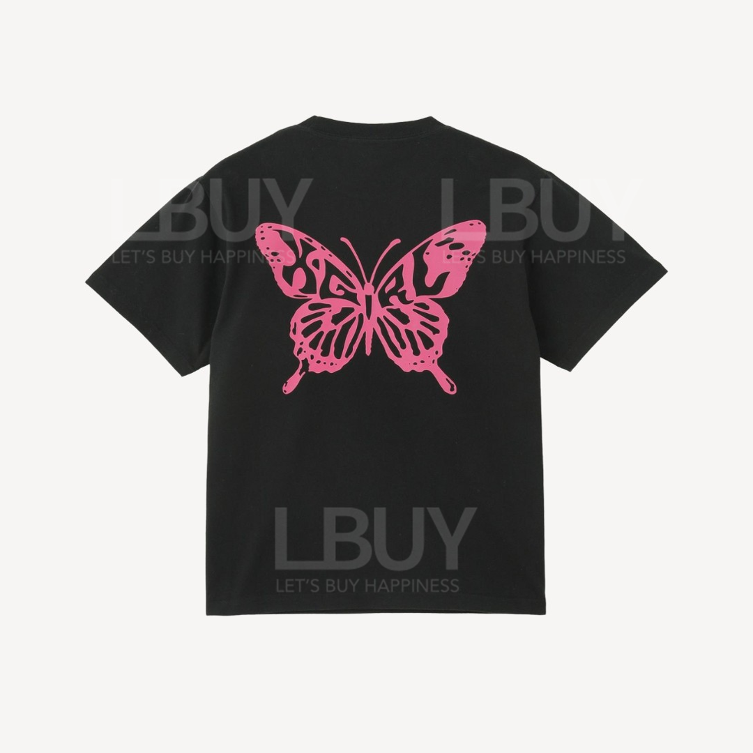 X-girl Butterfly Sh Logo S/s Tee Black