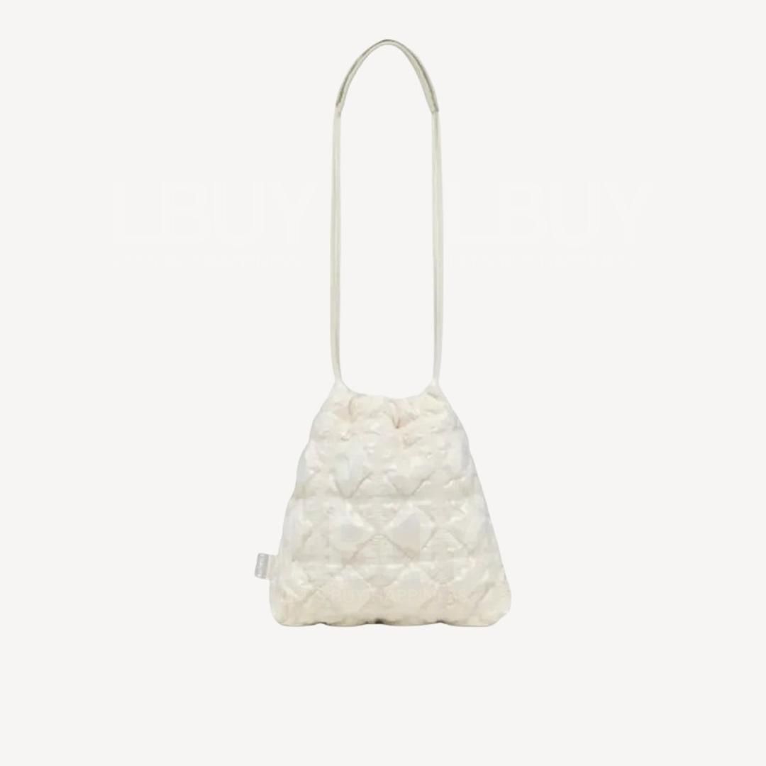 Korea Carlyn Twee Soft Mini Cloud Bag Pearl White