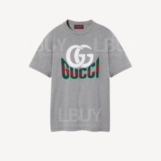 Gucci Logo Printed cotton jersey T-Shirt 796395