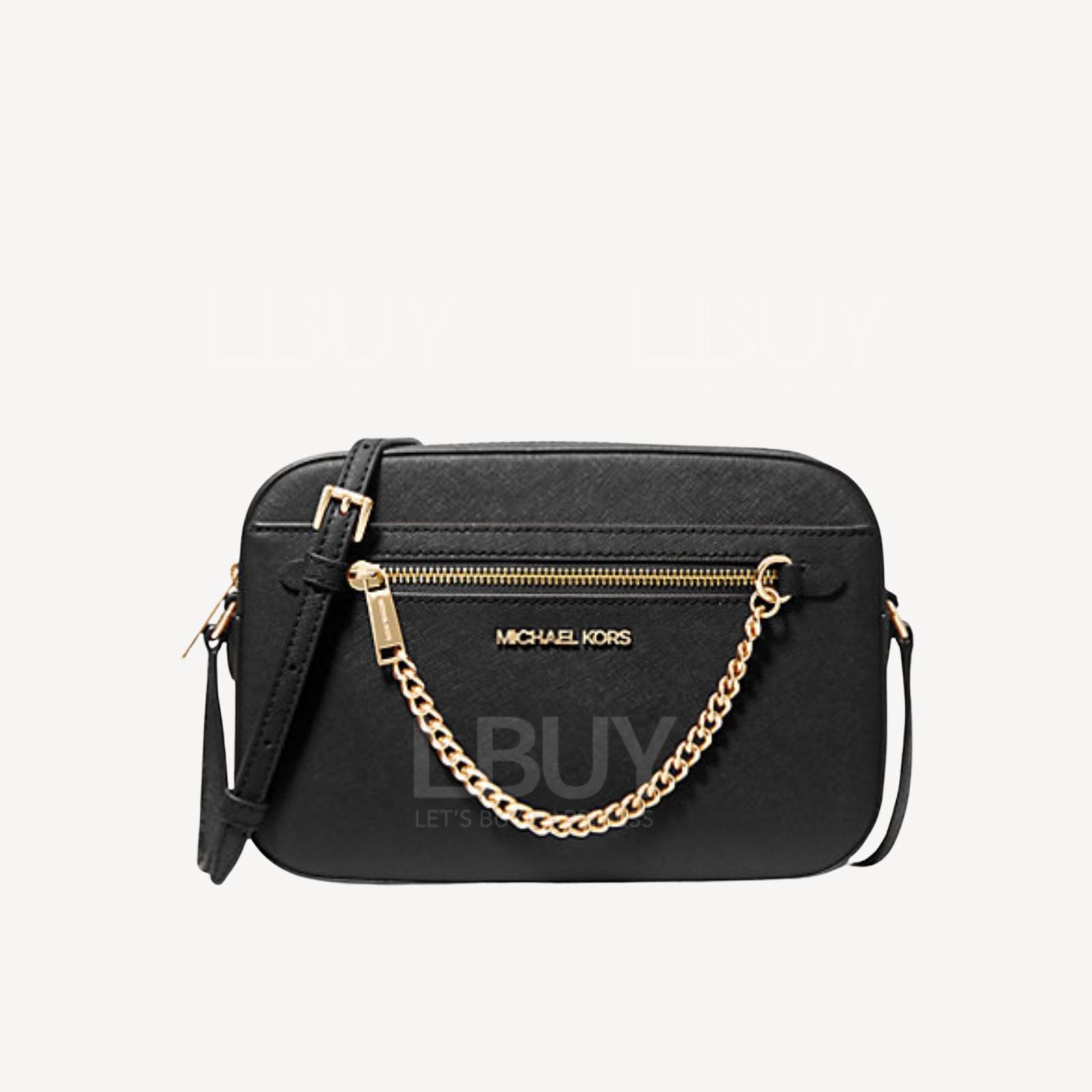 Michael Kors Jet Set Large Saffiano Leather Crossbody Bag