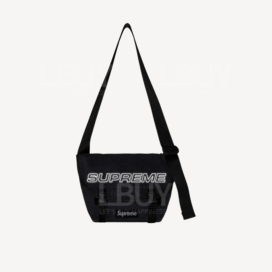 Supreme Denim Messenger Bag Black