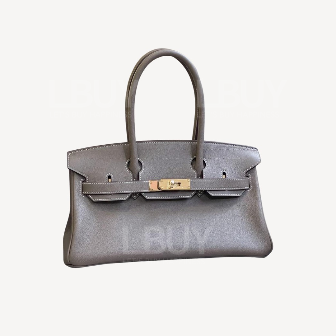 Hermès Birkin Shoulder Light 29 手挽袋 大象灰 金扣