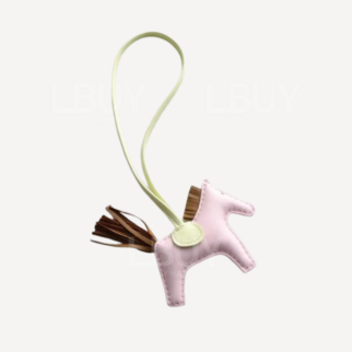Hermes Rodeo PM Charm Bag Charm Love Powder Milton Gold Brown