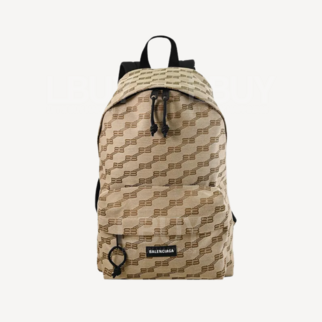 Balenciaga Bb Monogram 棕色背囊背包 713044