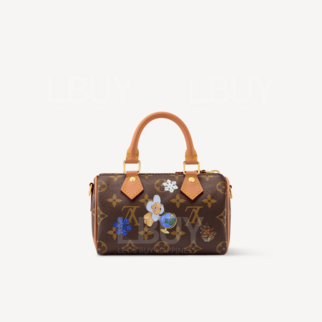 LV Vivienne Monogram Snowy Pearl Nano Speedy M15330
