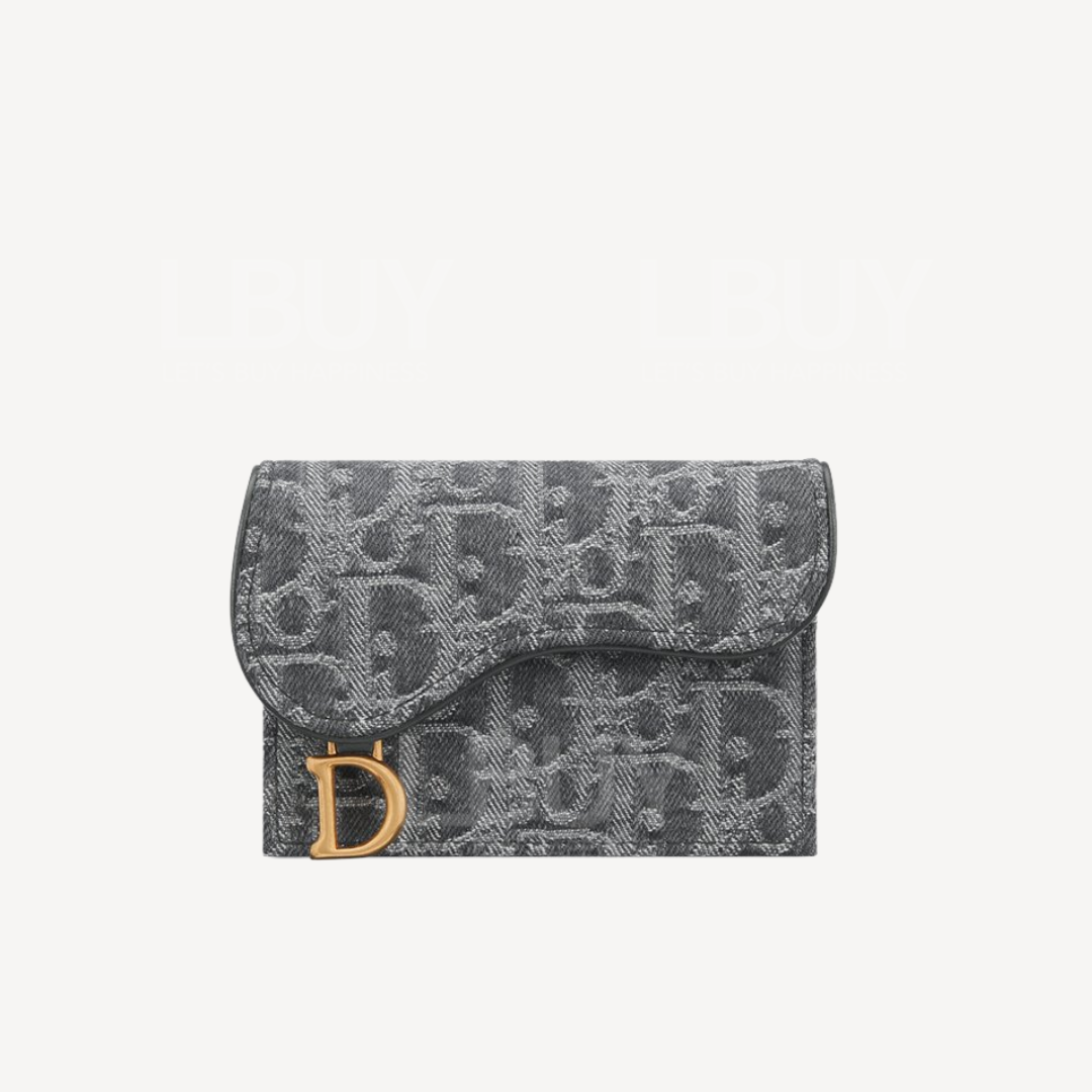 Dior 30 Denim Dior Oblique 提花卡片