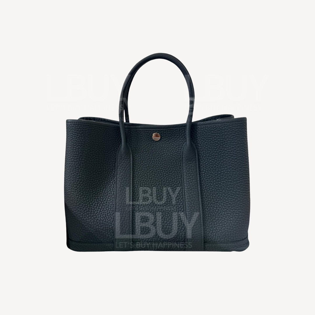 Hermes Garden Party 30 Bag Q0 灰绿色
