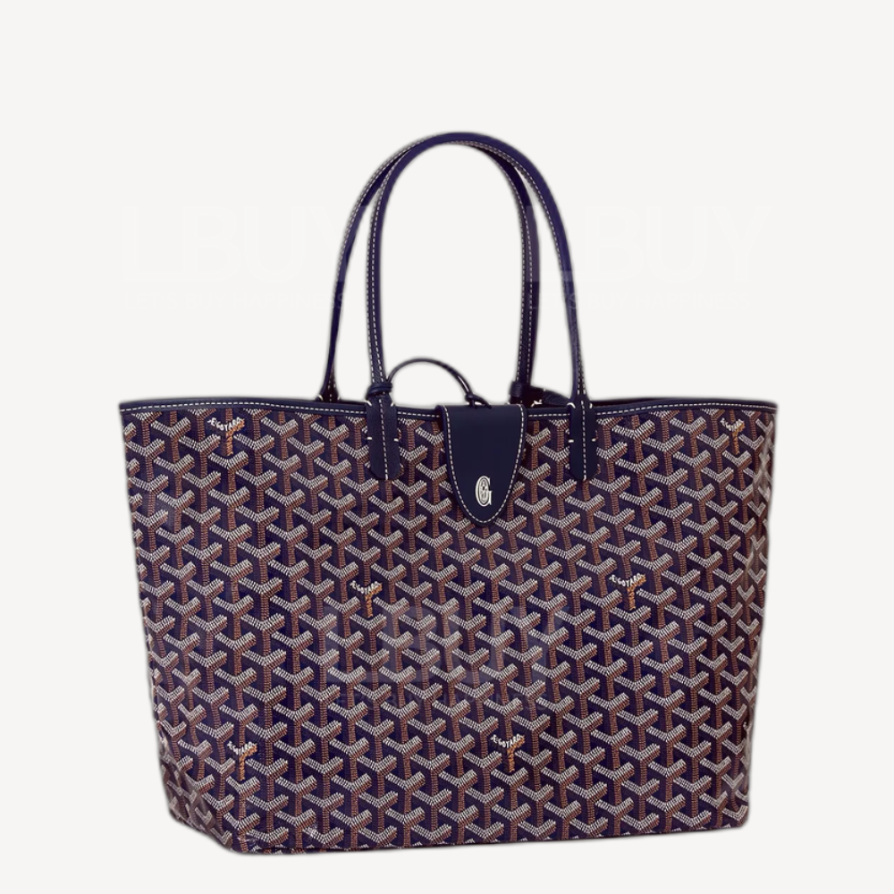 Goyard Saint Louis Bag PM 單肩手袋手挽袋 附皮革磁石夾 深藍色