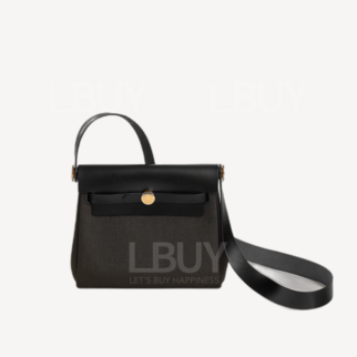 Hermes Herbag Zip 20 Bag 黑銅色 金扣