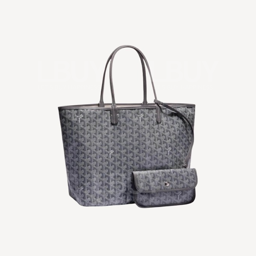 Goyard Saint Louis Bag GM 单肩手袋手挽袋 灰色