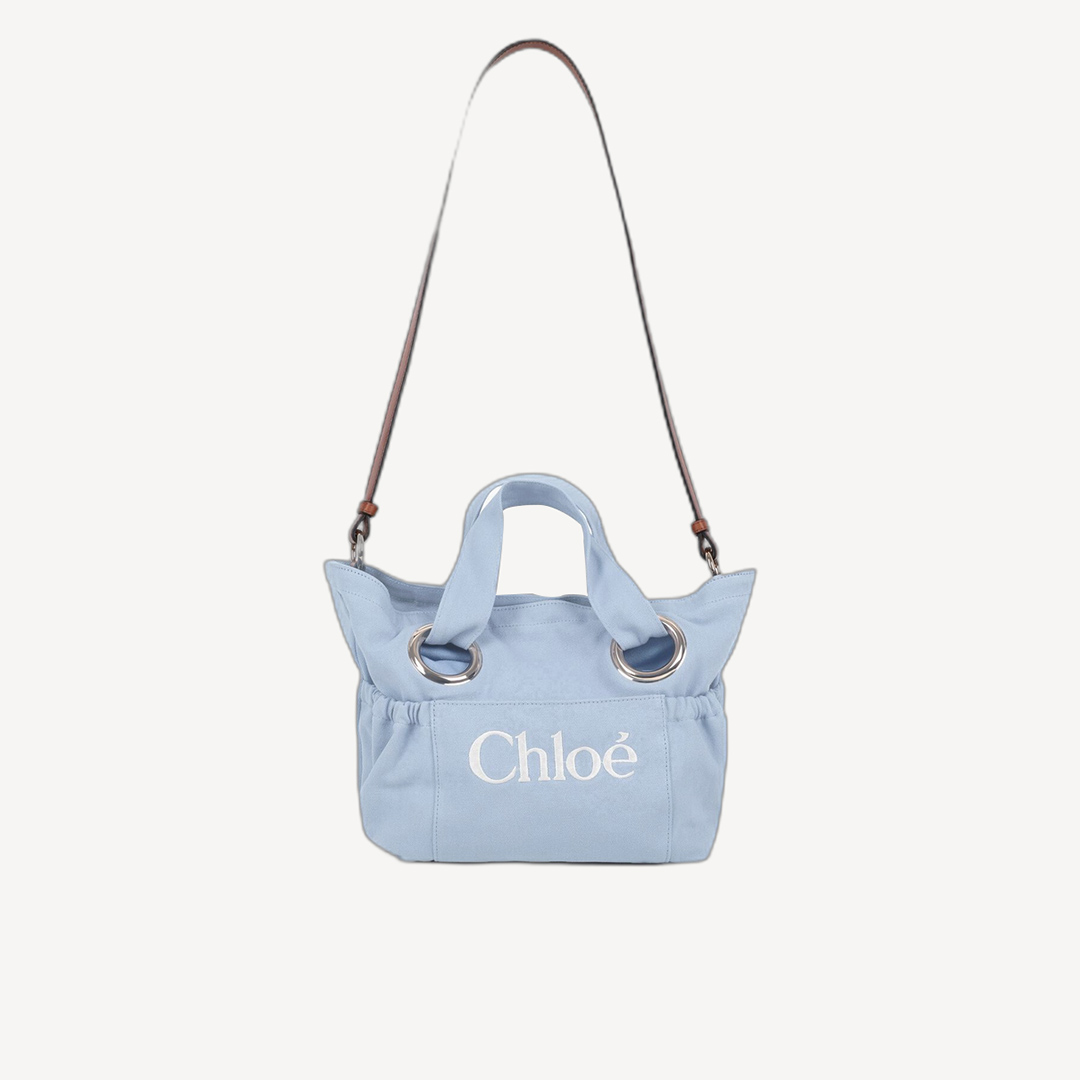 Chloe Logo Tote Bag 手挽袋 斜孭袋 藍色