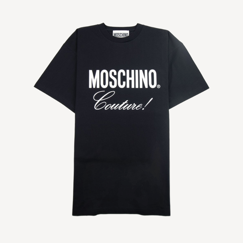 Moschino Couture 主線黑色寬鬆Tee T-Shirt