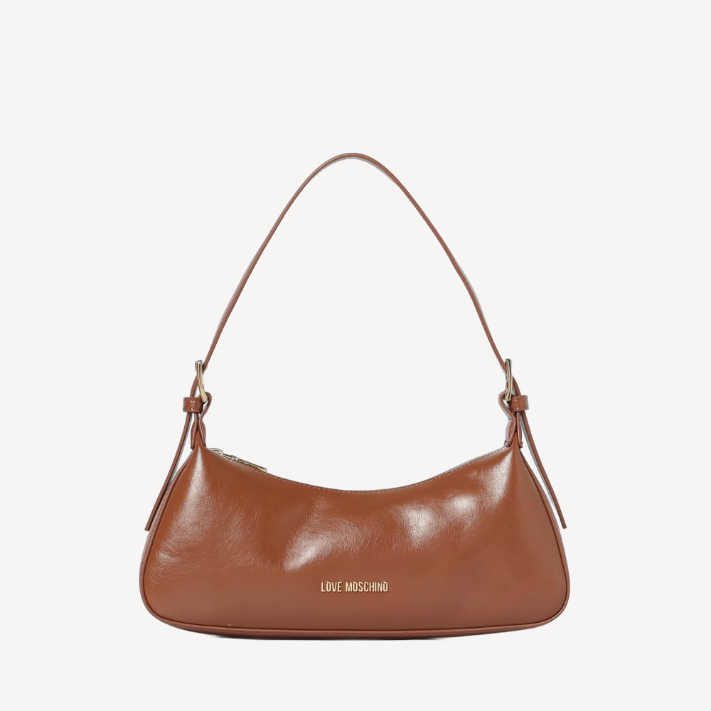Love Moschino 金色logo單肩袋 蜜糖色